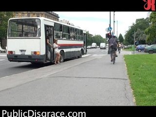Hot Public Scene on the Bus